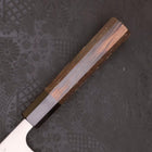 Deba Linkshand AUS-10 Kasumi Büffelhorn und Wenge Griff 150mm-[Musashi]-[Japan-Küchenmesser]