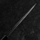 Deba Linkshand White Steel #2 Kurouchi Tsuchime Kirschholz Griff 165mm-[Musashi]-[Japan-Küchenmesser]