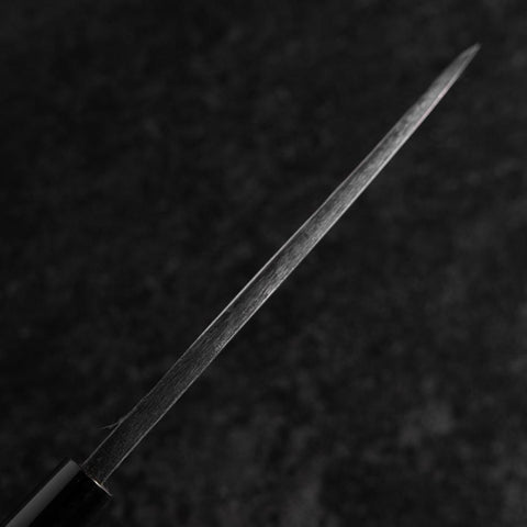 Deba Linkshand White Steel #2 Kurouchi Tsuchime Kirschholz Griff 165mm-[Musashi]-[Japan-Küchenmesser]