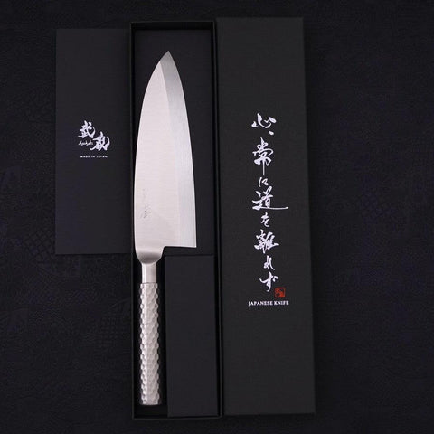 Deba Molybdän Westlicher Griff 180mm-[Musashi]-[Japan-Küchenmesser]