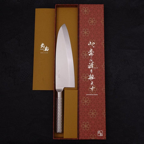 Deba Molybdän Westlicher Griff 210mm-[Musashi]-[Japan-Küchenmesser]