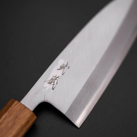 Deba SK-Stahl Kasumi Eichenholz Griff 150mm-[Musashi]-[Japan-Küchenmesser]