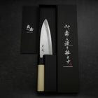 Deba SK-Stahl Kasumi Magnolien Griff 150mm-[Musashi]-[Japan-Küchenmesser]