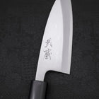 Deba SK-Stahl Kasumi Magnolienholz Griff 120mm-[Musashi]-[Japan-Küchenmesser]