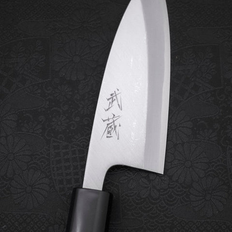 Deba SK-Stahl Kasumi Magnolienholz Griff 120mm-[Musashi]-[Japan-Küchenmesser]