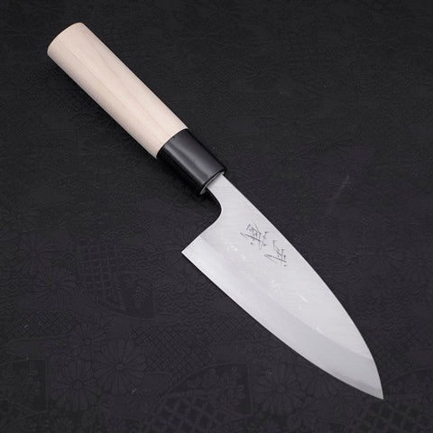 Deba SK-Stahl Kasumi Magnolienholz Griff 120mm-[Musashi]-[Japan-Küchenmesser]