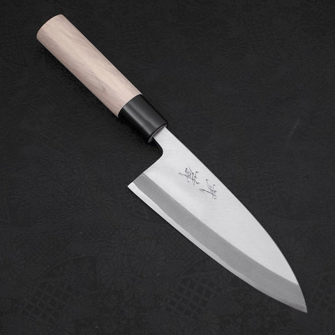 Deba SK-Stahl Kasumi Magnolienholz Griff 150mm-[Musashi]-[Japan-Küchenmesser]