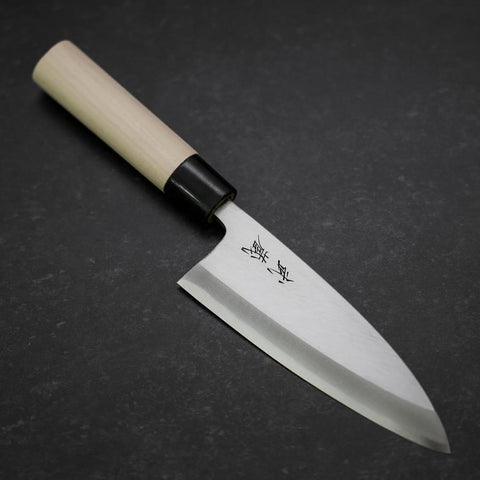 Deba SK-Stahl Kasumi Magnolienholz Griff 150mm-[Musashi]-[Japan-Küchenmesser]