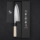 Deba SK-Stahl Kasumi Magnolienholz Griff 165mm-[Musashi]-[Japan-Küchenmesser]