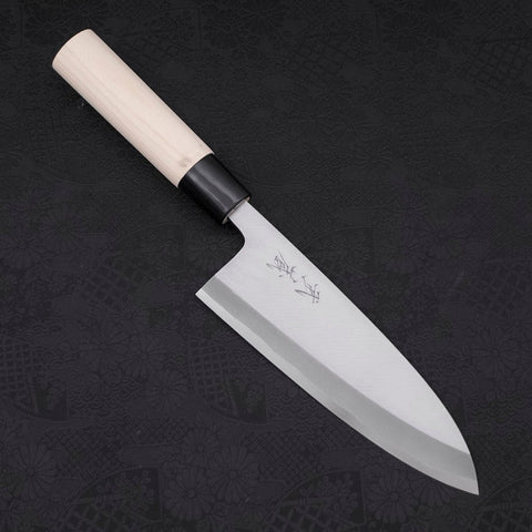 Deba SK-Stahl Kasumi Magnolienholz Griff 165mm-[Musashi]-[Japan-Küchenmesser]