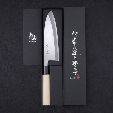 Deba SK-Stahl Kasumi Magnolienholz Griff 180mm-[Musashi]-[Japan-Küchenmesser]