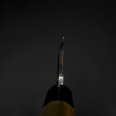 Deba Silver Steel #3 Kasumi Buffalo Magnolia Handle 180mm (7”)-[Musashi]-[Japan-Küchenmesser]