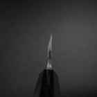 Deba Silver Steel #3 Kasumi Büffelhorn und Ebenholz Griff 165mm-[Musashi]-[Japan-Küchenmesser]