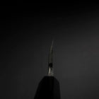 Deba Silver Steel #3 Kasumi Büffelhorn und Ebenholz Griff 165mm-[Musashi]-[Japan-Küchenmesser]