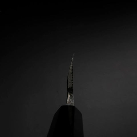 Deba Silver Steel #3 Kasumi Büffelhorn und Ebenholz Griff 165mm-[Musashi]-[Japan-Küchenmesser]