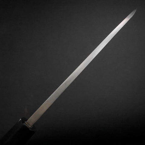 Deba Silver Steel #3 Kasumi Büffelhorn und Ebenholz Griff 165mm-[Musashi]-[Japan-Küchenmesser]