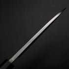 Deba Silver Steel #3 Kasumi Büffelhorn und Ebenholz Griff 165mm-[Musashi]-[Japan-Küchenmesser]