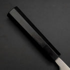Deba Silver Steel #3 Kasumi Büffelhorn und Ebenholz Griff 165mm-[Musashi]-[Japan-Küchenmesser]