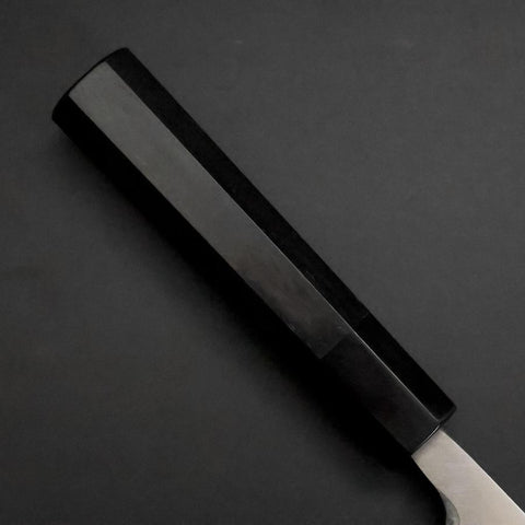 Deba Silver Steel #3 Kasumi Büffelhorn und Ebenholz Griff 165mm-[Musashi]-[Japan-Küchenmesser]