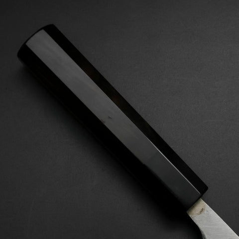 Deba Silver Steel #3 Kasumi Büffelhorn und Ebenholz Griff 165mm-[Musashi]-[Japan-Küchenmesser]