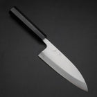 Deba Silver Steel #3 Kasumi Büffelhorn und Ebenholz Griff 165mm-[Musashi]-[Japan-Küchenmesser]