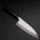 Deba Silver Steel #3 Kasumi Büffelhorn und Ebenholz Griff 165mm-[Musashi]-[Japan-Küchenmesser]