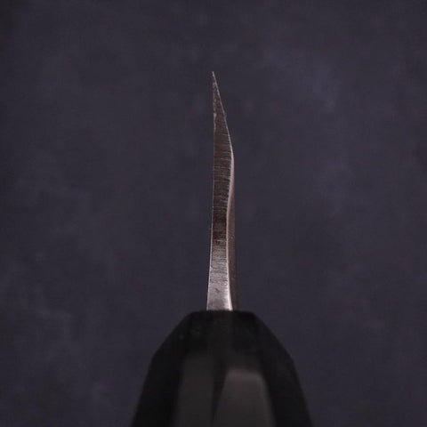 Deba Silver Steel #3 Kasumi Büffelhorn und Ebenholz Griff 180mm (Linkshändig)-[Musashi]-[Japan-Küchenmesser]