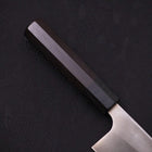 Deba Silver Steel #3 Kasumi Büffelhorn und Ebenholz Griff 180mm (Linkshändig)-[Musashi]-[Japan-Küchenmesser]