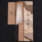 Deba Silver Steel #3 Kasumi Büffelhorn und Ebenholz Griff 180mm (Linkshändig)-[Musashi]-[Japan-Küchenmesser]