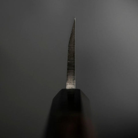 Deba Silver Steel #3 Kasumi Büffelhorn und Ebenholz Griff 210mm-[Musashi]-[Japan-Küchenmesser]