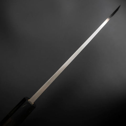 Deba Silver Steel #3 Kasumi Büffelhorn und Ebenholz Griff 210mm-[Musashi]-[Japan-Küchenmesser]