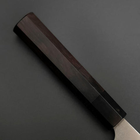 Deba Silver Steel #3 Kasumi Büffelhorn und Ebenholz Griff 210mm-[Musashi]-[Japan-Küchenmesser]