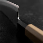 Deba Silver Steel #3 Kasumi Büffelhorn und Magnolienholz Griff 120mm-[Musashi]-[Japan-Küchenmesser]
