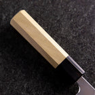 Deba Silver Steel #3 Kasumi Büffelhorn und Magnolienholz Griff 120mm-[Musashi]-[Japan-Küchenmesser]