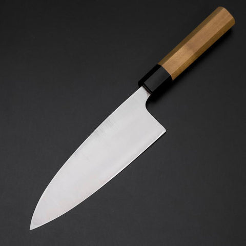 Deba Silver Steel #3 Kasumi Büffelhorn und Magnolienholz Griff 180mm-[Musashi]-[Japan-Küchenmesser]