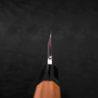 Deba Silver Steel #3 Kasumi Büffelhorn und Teakholz Griff 165mm-[Musashi]-[Japan-Küchenmesser]