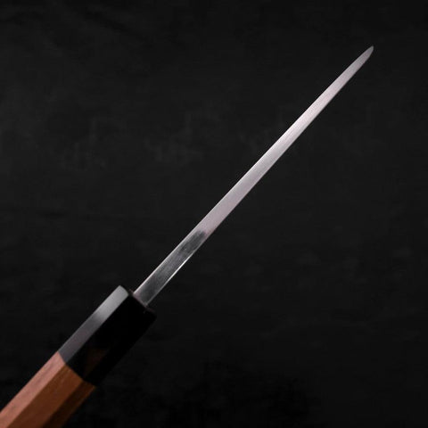 Deba Silver Steel #3 Kasumi Büffelhorn und Teakholz Griff 165mm-[Musashi]-[Japan-Küchenmesser]