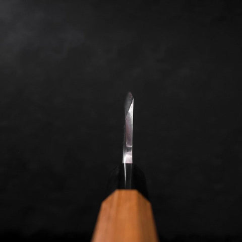 Deba Silver Steel #3 Kasumi Büffelhorn und Teakholz Griff 180mm-[Musashi]-[Japan-Küchenmesser]