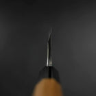 Deba Silver Steel #3 Kasumi Büffelhorn und Teakholz Griff 180mm-[Musashi]-[Japan-Küchenmesser]