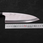 Deba Silver Steel #3 Kasumi Büffelhorn und Teakholz Griff 180mm-[Musashi]-[Japan-Küchenmesser]