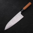 Deba Silver Steel #3 Kasumi Büffelhorn und Teakholz Griff 210mm-[Musashi]-[Japan-Küchenmesser]