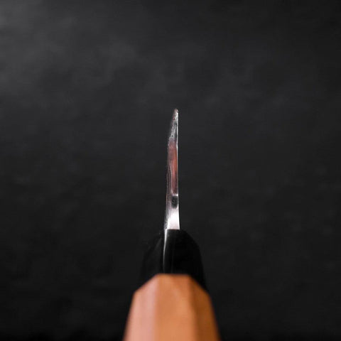Deba Silver Steel #3 Kasumi Büffelhorn und Teakholz Griff 210mm-[Musashi]-[Japan-Küchenmesser]