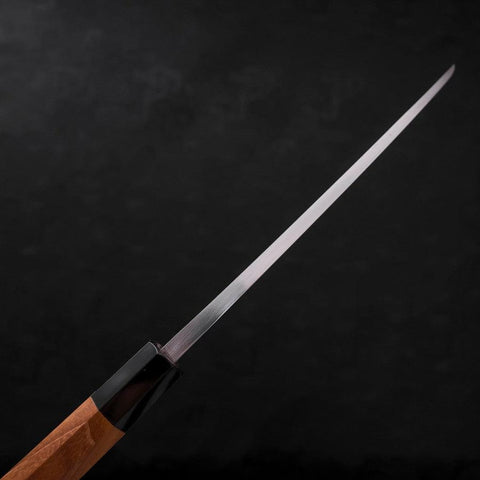Deba Silver Steel #3 Kasumi Büffelhorn und Teakholz Griff 210mm-[Musashi]-[Japan-Küchenmesser]