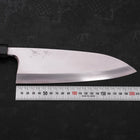 Deba Silver Steel #3 Kasumi Büffelhorn und Teakholz Griff 210mm-[Musashi]-[Japan-Küchenmesser]
