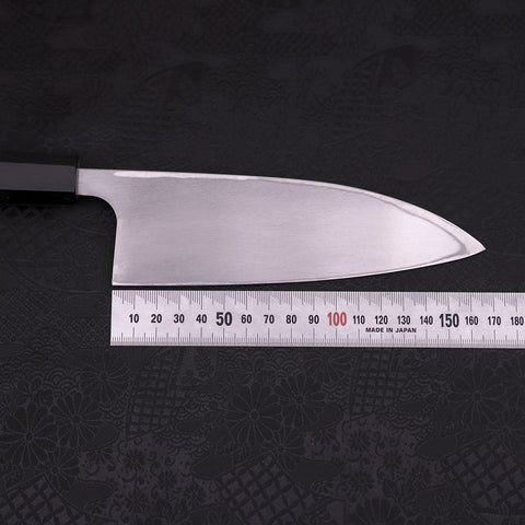 Deba Silver Steel #3 Kasumi Büffelhorn und Wenge Griff 150mm (Linkshändig)-[Musashi]-[Japan-Küchenmesser]
