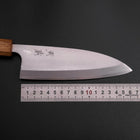 Deba Silver Steel #3 Kasumi Yaki Urushi Griff 165mm-[Musashi]-[Japan-Küchenmesser]