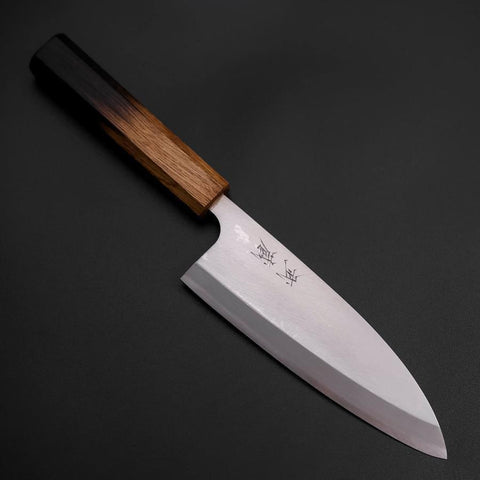 Deba Silver Steel #3 Kasumi Yaki Urushi Griff 165mm-[Musashi]-[Japan-Küchenmesser]