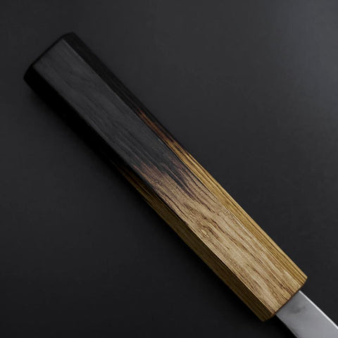 Deba Silver Steel #3 Kasumi Yaki Urushi Griff 180mm-[Musashi]-[Japan-Küchenmesser]