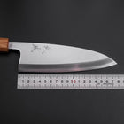Deba Silver Steel #3 Kasumi Yaki Urushi Griff 180mm-[Musashi]-[Japan-Küchenmesser]