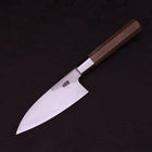 Deba Silver Steel #3 Walnussholz Griff 135mm-[Musashi]-[Japan-Küchenmesser]